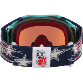 Masque OAKLEY Airbrake MX - TLD bleu écran Prizm Sapphire