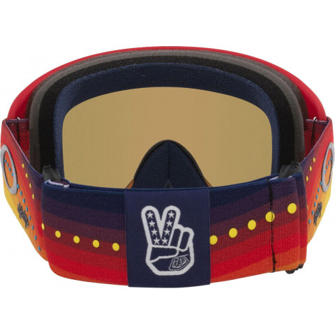 Masque OAKLEY O-Frame 2.0 Pro MX - TLD rouge/orange écran Black Ice Iridium