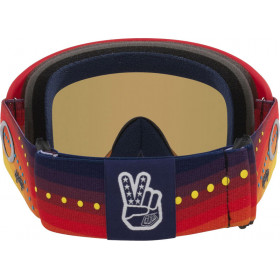 Masque OAKLEY O-Frame 2.0 Pro MX - TLD rouge/orange écran Black Ice Iridium