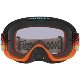 Masque OAKLEY O-Frame 2.0 Pro MX - TLD noir/orange écran gris clair