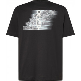 T-Shirt OAKLEY Stacked Flow - Pitch Black