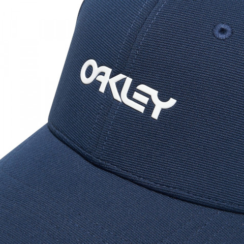 Casquette OAKLEY Stretch Metallic - Abyss/blanc