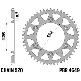 Couronne PBR acier standard - 520