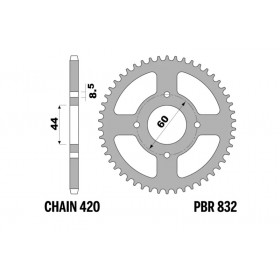 Couronne PBR acier standard - 420