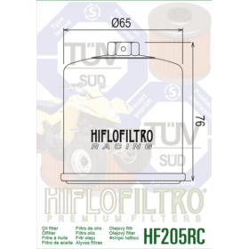 Filtre à huile HIFLOFILTRO Racing - HF205RC