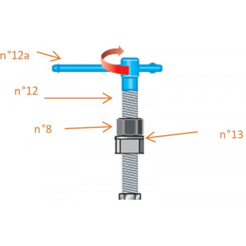 Jeu de pièces détachées NTN K1 pour kit extracteur de roulements 5-44