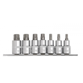 Jeu de douilles Torx DRAPER Expert TX-STAR® Plus 1/2" 55mm - 7 pièces