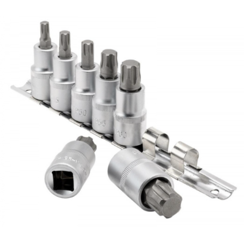 Jeu de douilles Torx DRAPER Expert TX-STAR® Plus 1/2" 55mm - 7 pièces