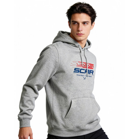 Sweat à capuche SCAR Factory - gris