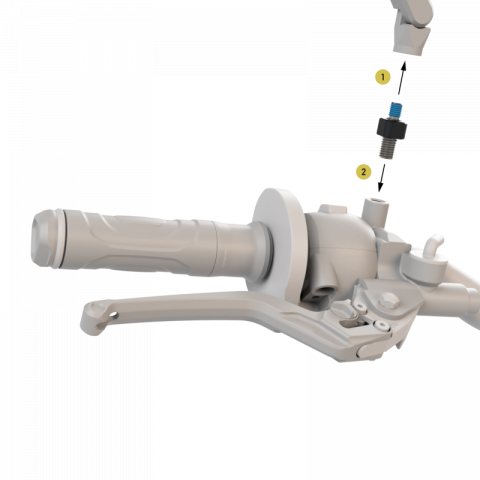 Adaptateur de rétroviseur HIGHSIDER pro M10 x 1.5 à M8 - 14 mm