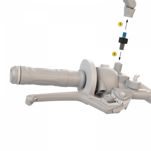 Adaptateur de rétroviseur HIGHSIDER pro M10x1,25 à M8