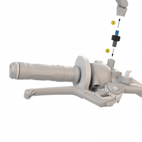 Adaptateur de rétroviseur HIGHSIDER pro M10x1,25 à M8