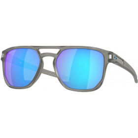 Lunettes de soleil OAKLEY Latch Beta Matte Grey Ink - verres Prizm Sapphire Iridium Polarized