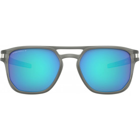 Lunettes de soleil OAKLEY Latch Beta Matte Grey Ink - verres Prizm Sapphire Iridium Polarized