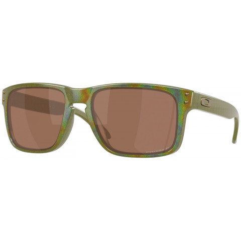 Lunettes de soleil OAKLEY Holbrook Polarized Fern Spacedust - verres Prizm Tungsten Polarized