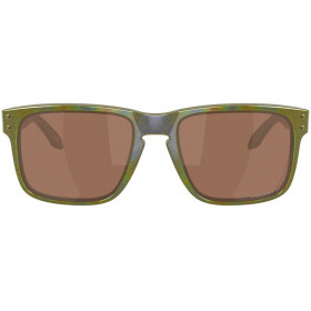 Lunettes de soleil OAKLEY Holbrook Polarized Fern Spacedust - verres Prizm Tungsten Polarized