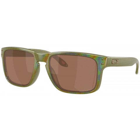 Lunettes de soleil OAKLEY Holbrook Polarized Fern Spacedust - verres Prizm Tungsten Polarized