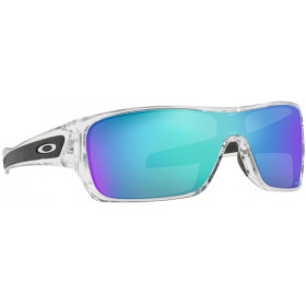 Lunettes de soleil OAKLEY Turbine Rotor Polished Clear - verres Prizm Sapphire
