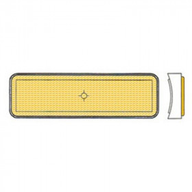 V PARTS Side Reflector Yellow