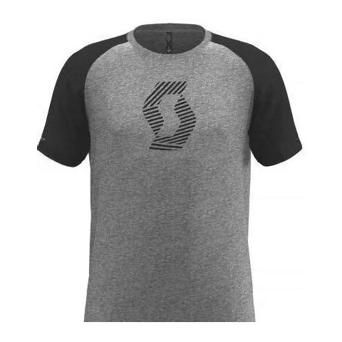 SCOTT TEE M S 10 ICON RAGLAN S/SL HE GR/
