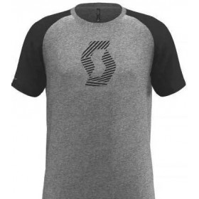 SCOTT TEE M S 10 ICON RAGLAN S/SL HE GR/