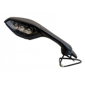 Rétroviseur HIGHSIDER smart droit type origine - noir Yamaha R1/R6 '20-