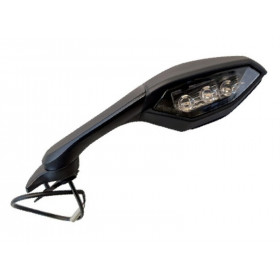 Rétroviseur HIGHSIDER smart gauche type origine - noir Yamaha R1/R6 '20-