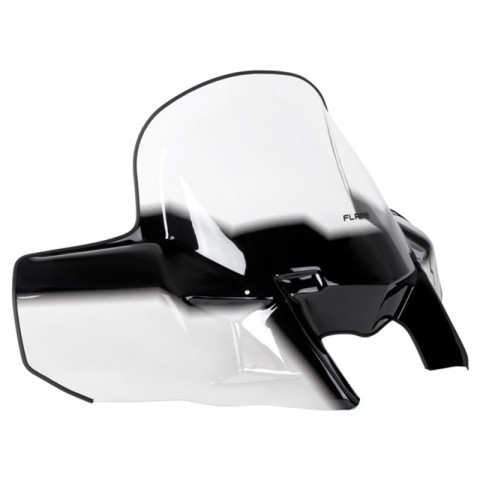 Pare-brise KIMPEX GEN 3 fixe - transparent/noir