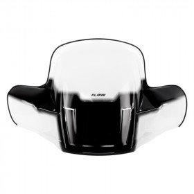 Pare-brise KIMPEX GEN 3 fixe - transparent/noir