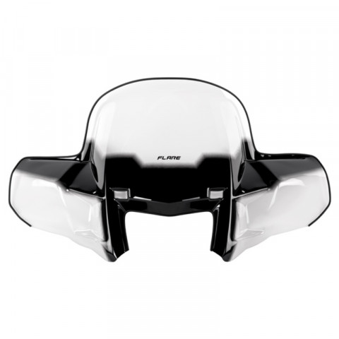 Pare-brise KIMPEX GEN 3 fixe - transparent/noir