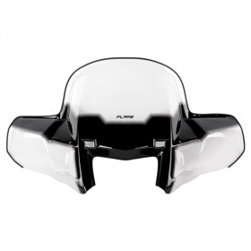 Pare-brise KIMPEX GEN 3 fixe - transparent/noir