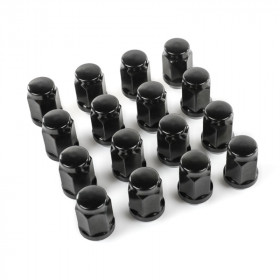 Écrous de roue borgnes KIMPEX M10x1.25 - lot de 16 - noir
