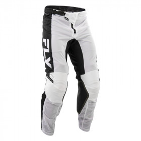 Pantalon FLY RACING Kinetic Mesh - blanc/noir