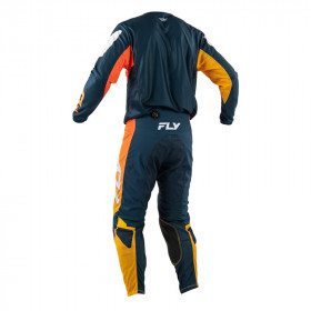 Pantalon FLY RACING Kinetic Mesh - navy/orange