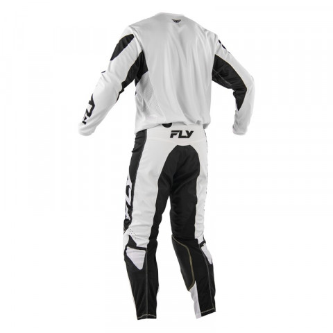 Pantalon FLY RACING Kinetic Mesh - blanc/noir