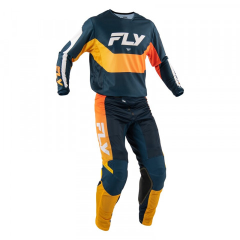 Pantalon FLY RACING Kinetic Mesh - navy/orange