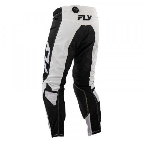 Pantalon FLY RACING Kinetic Mesh - blanc/noir