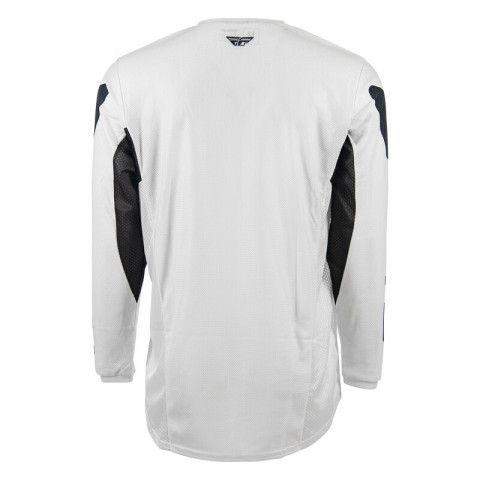 Maillot FLY RACING Kinetic Mesh - blanc/noir