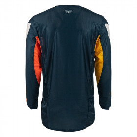 Maillot FLY RACING Kinetic Mesh - navy/orange