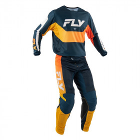 Maillot FLY RACING Kinetic Mesh - navy/orange