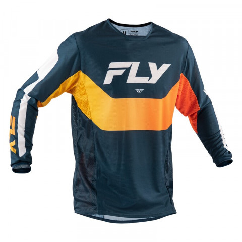 Maillot FLY RACING Kinetic Mesh - navy/orange