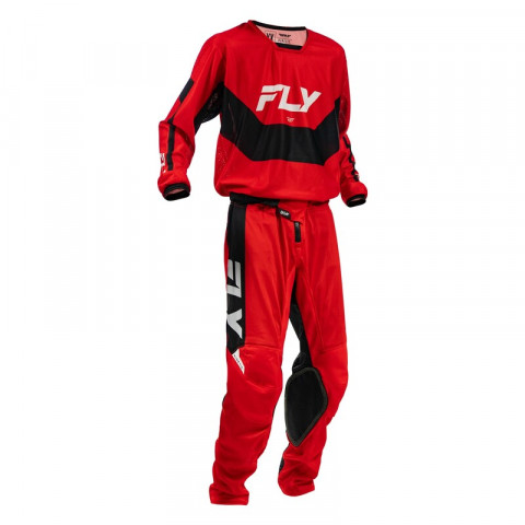 Maillot enfant FLY RACING Kinetic Mesh - rouge/noir/blanc