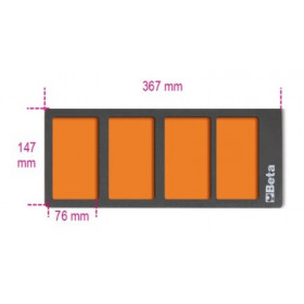 Module en mousse EVA BETA VPM3 avec 4 compartiments de rangement