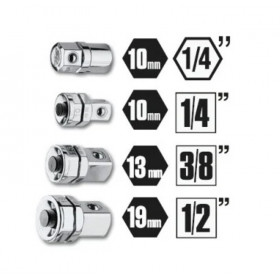 Kit de 4 adaptateurs pour clés à cliquet BETA TOOLS 123/K4