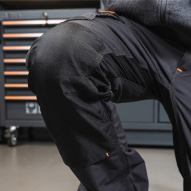 Pantalon de travail BETA 7818G à multiples poches en tissu élastique – gris