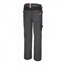 Pantalon de travail BETA 7818G à multiples poches en tissu élastique – gris