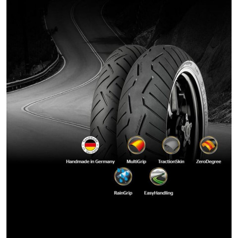 Pneu CONTINENTAL CONTIROADATTACK 3 120/70 ZR 17 M/C (58W) TL
