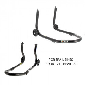 Kit VECTOR de béquilles avant et arrière pour moto Trail