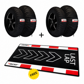 Kit VECTOR – 2 jeux de couvertures chauffantes Pro-Track 120/200 avec tapis de paddock Last Lap offert