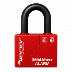Kit VECTOR – Chaîne 1000 × 14 mm et cadenas avec alarme New Minimax+ Alarm